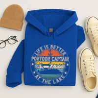 Pontoon Captain Life Is Better At The Lake Hoodie