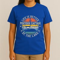 Pontoon Captain Life Is Better At The Lake T-Shirt