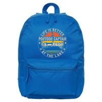 Pontoon Captain Life Is Better At The Lake 16 in Basic Backpack