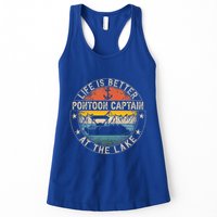Pontoon Captain Life Is Better At The Lake Womens Tank Top