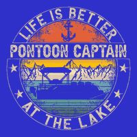 Pontoon Captain Life Is Better At The Lake Toddler T-Shirt