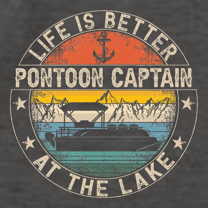 Pontoon Captain Life Is Better At The Lake Vector Backpack