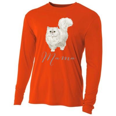 Persian Cat Mama Gift Cat Mom Cat Mama Present Cat Mommy Gift Cooling Performance Long Sleeve Crew