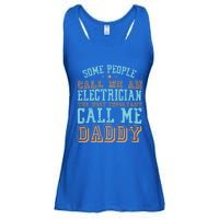 People Call Me An Electrician The Important Call Me Daddy Meaningful Gift Ladies Essential Flowy Tank