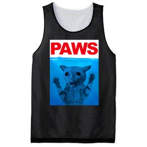 Paws Cat Meme Humor Funny Kitty Lover Funny Cats Dads Mom Mesh Reversible Basketball Jersey Tank