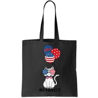 Patriotic Cat Meowica 4th of July Funny Kitten Lover Bag