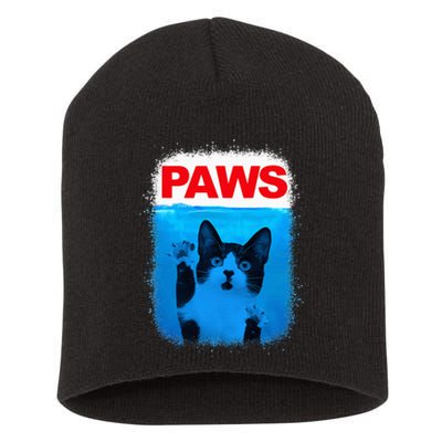 Paws Cat Meme Humor Short Acrylic Beanie