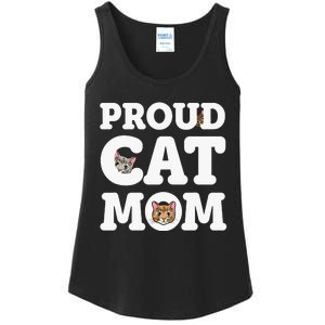 Proud Cat Mom Mother of Kittens Kitty Super pi day Ladies Essential Tank