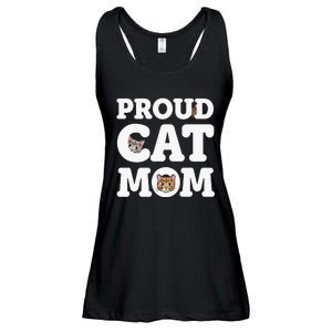 Proud Cat Mom Mother of Kittens Kitty Super pi day Ladies Essential Flowy Tank