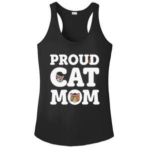 Proud Cat Mom Mother of Kittens Kitty Super pi day Ladies PosiCharge Competitor Racerback Tank