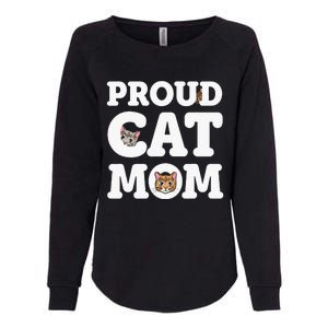 Proud Cat Mom Mother of Kittens Kitty Super pi day Womens California Wash Sweatshirt