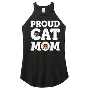 Proud Cat Mom Mother of Kittens Kitty Super pi day Women's Perfect Tri Rocker Tank