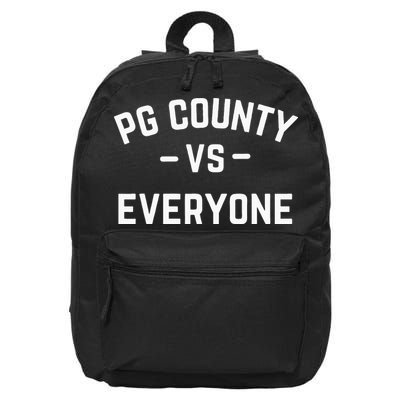 PG County Maryland Prince Georges County 16 in Basic Backpack