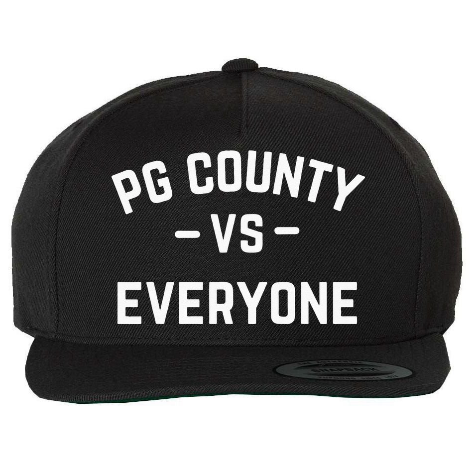 PG County Maryland Prince Georges County Wool Snapback Cap