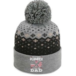 Plumer Calls Me Dad Father's Day The Baniff Cuffed Pom Beanie