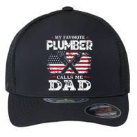 Plumer Calls Me Dad Father's Day Flexfit Unipanel Trucker Cap