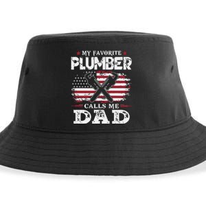 Plumer Calls Me Dad Father's Day Sustainable Bucket Hat