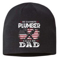 Plumer Calls Me Dad Father's Day Sustainable Beanie