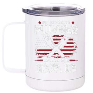 Plumer Calls Me Dad Father's Day 12 oz Stainless Steel Tumbler Cup