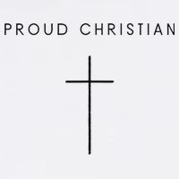 Proud Christian Minimalist Cross Christian Religious Jesus  Golf Towel