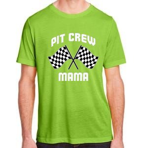 Pit Crew Mama Hosting Race Car Birthday Parties Party Adult ChromaSoft Performance T-Shirt