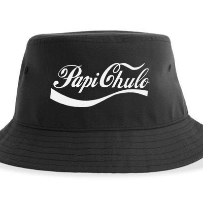 Papi Chulo Mexican Dad Father's Dad Chingon Fathers Day Sustainable Bucket Hat