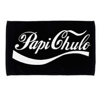 Papi Chulo Mexican Dad Father's Dad Chingon Fathers Day Microfiber Hand Towel