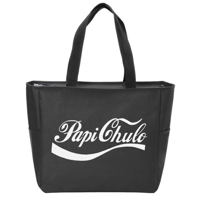 Papi Chulo Mexican Dad Father's Dad Chingon Fathers Day Zip Tote Bag
