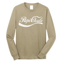 Papi Chulo Mexican Dad Father's Dad Chingon Fathers Day Long Sleeve Shirt
