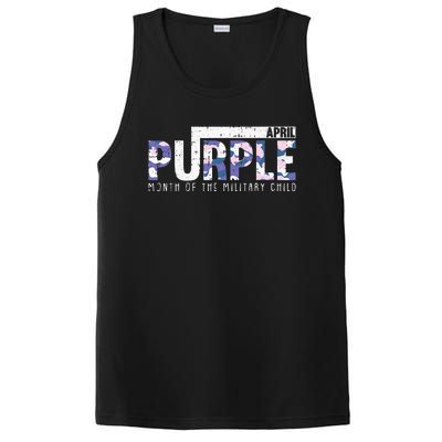 Purple Camo Month Of The Military Child Army Soldier PosiCharge Competitor Tank