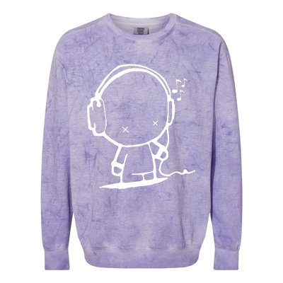 Pop Culture Meme Music Colorblast Crewneck Sweatshirt