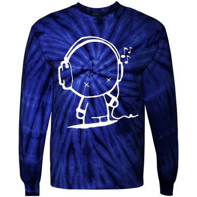 Pop Culture Meme Music Tie-Dye Long Sleeve Shirt