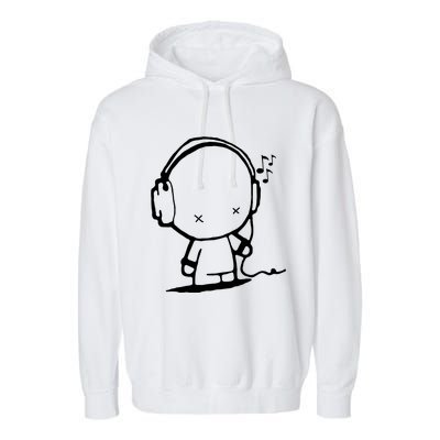 Pop Culture Meme Music Garment-Dyed Fleece Hoodie