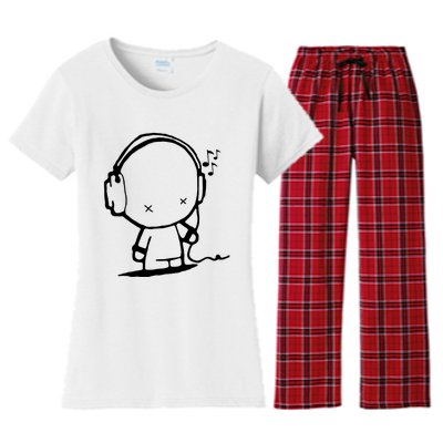 Pop Culture Meme Music Women's Flannel Pajama Set