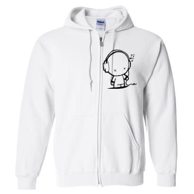 Pop Culture Meme Music Full Zip Hoodie