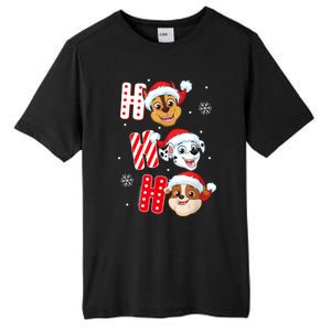 Pawpatrol Chase Marshall Rubble Christmas Santa Hats Tall Fusion ChromaSoft Performance T-Shirt