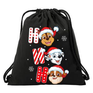 Pawpatrol Chase Marshall Rubble Christmas Santa Hats Drawstring Bag