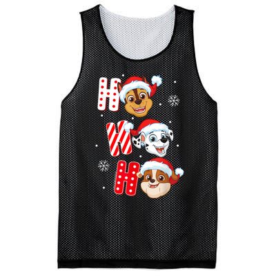 Pawpatrol Chase Marshall Rubble Christmas Santa Hats Mesh Reversible Basketball Jersey Tank