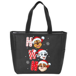 Pawpatrol Chase Marshall Rubble Christmas Santa Hats Zip Tote Bag