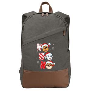 Pawpatrol Chase Marshall Rubble Christmas Santa Hats Cotton Canvas Backpack