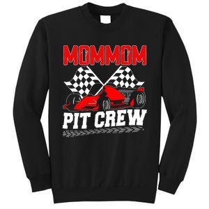 Pit Crew Mommom Race Car Birthday Racing Car Family Sweatshirt