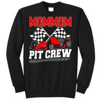 Pit Crew Mommom Race Car Birthday Racing Car Family Sweatshirt