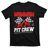 Pit Crew Mommom Race Car Birthday Racing Car Family T-Shirt