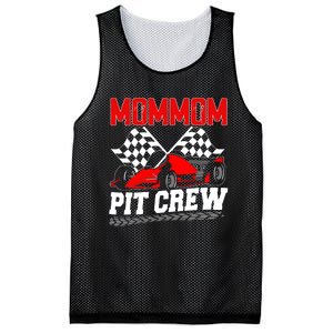 Pit Crew Mommom Race Car Birthday Racing Car Family Mesh Reversible Basketball Jersey Tank