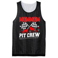 Pit Crew Mommom Race Car Birthday Racing Car Family Mesh Reversible Basketball Jersey Tank