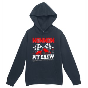 Pit Crew Mommom Race Car Birthday Racing Car Family Urban Pullover Hoodie