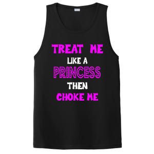 Princess Choke Me BDSM Women Dirty Adult Humor PosiCharge Competitor Tank