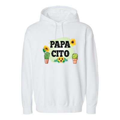 Papa Cito Mama Cita Matching Outfits Cinco De Mayo Fiesta Cool Gift Garment-Dyed Fleece Hoodie