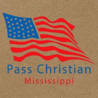 Pass Christian Mississippi Cotton Canvas Backpack