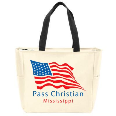 Pass Christian Mississippi Zip Tote Bag